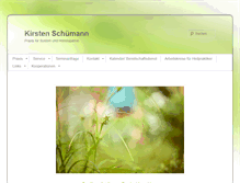 Tablet Screenshot of kirstenschuemann.de
